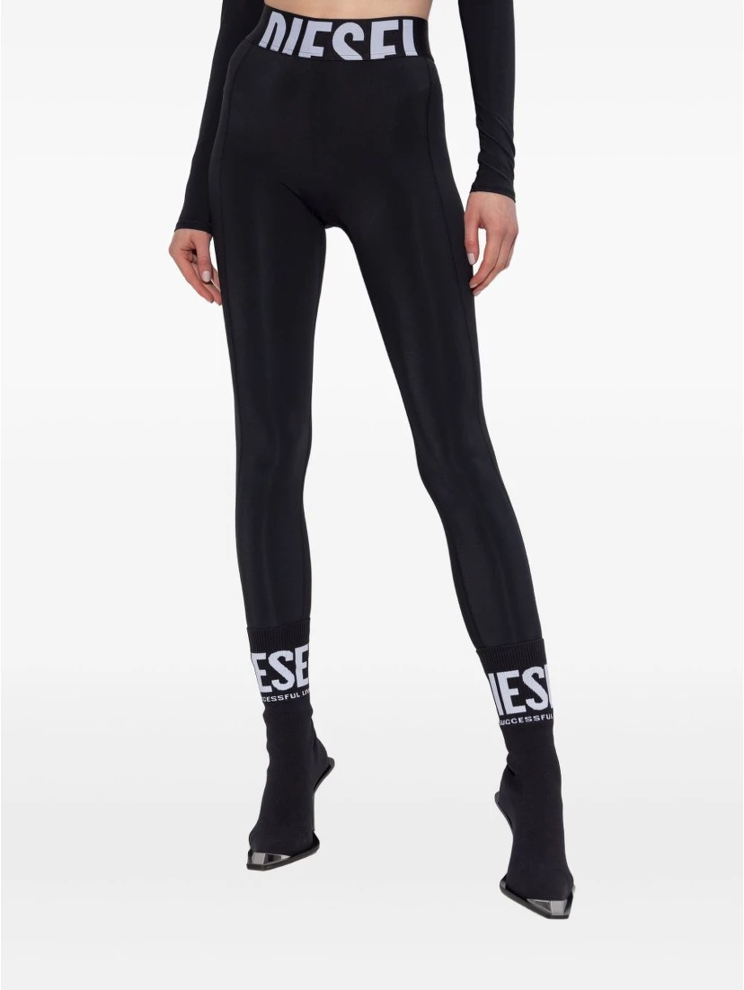 Adeline logo-waistband leggings