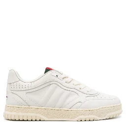 Re-Web leather sneakers