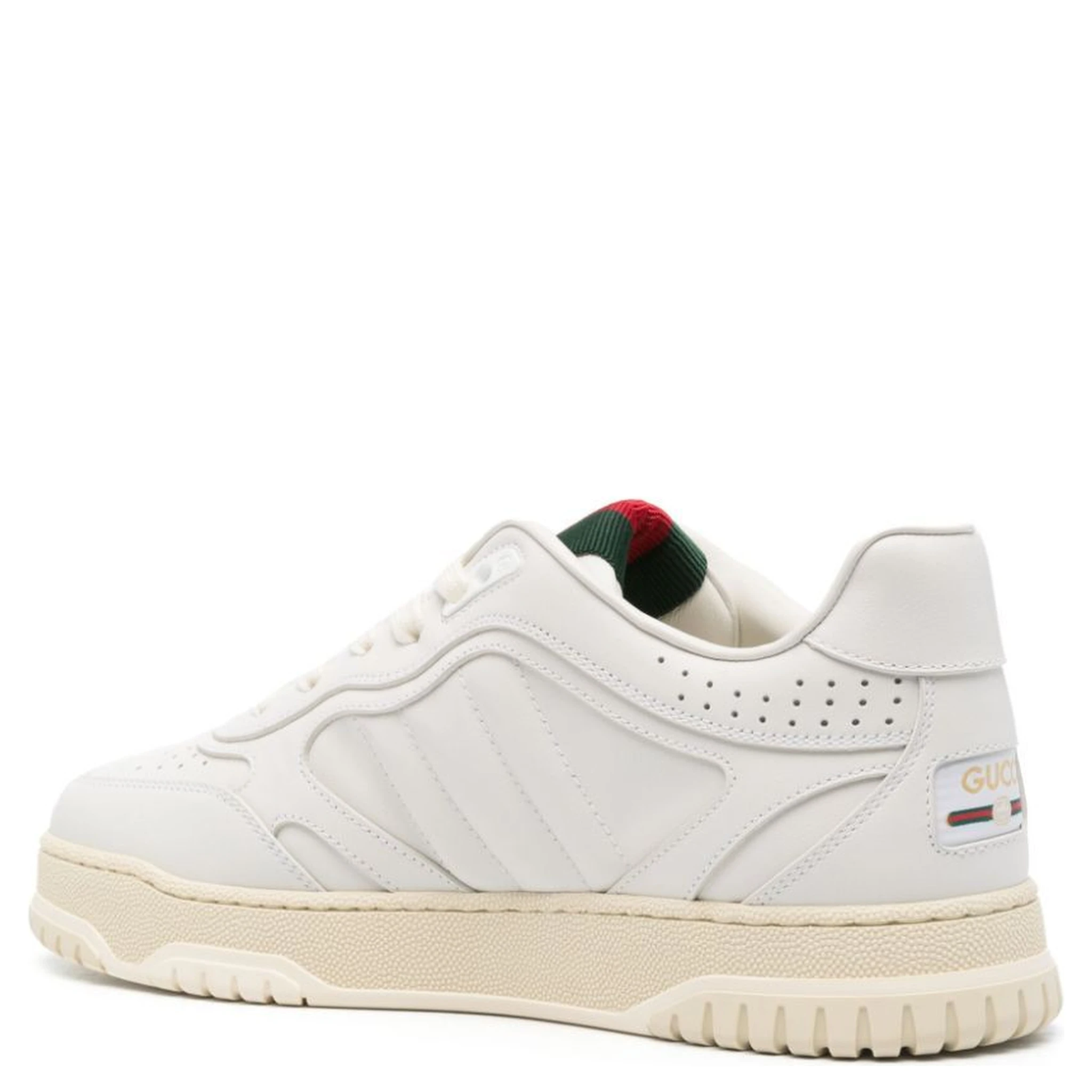 Re-Web leather sneakers