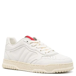 Re-Web leather sneakers