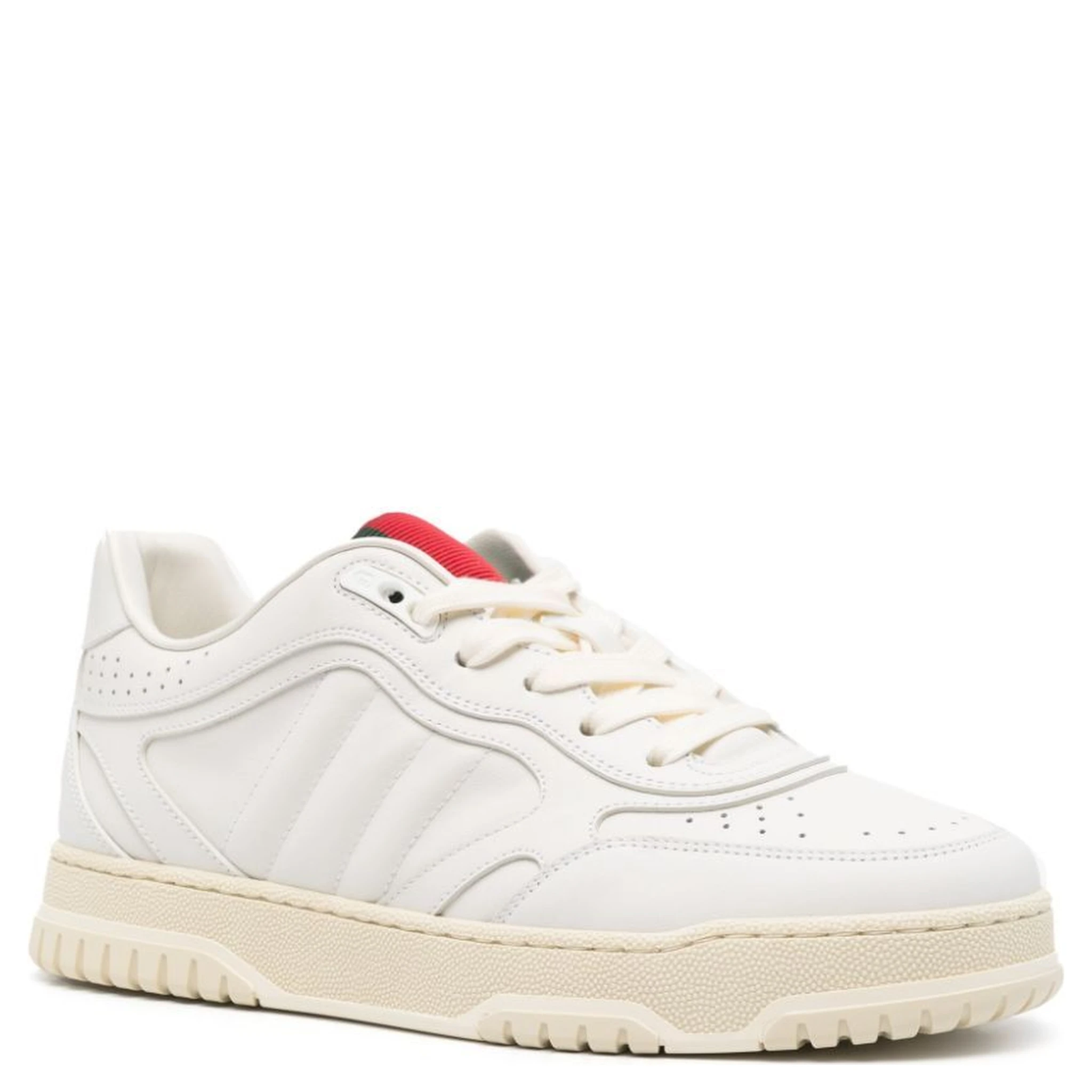 Re-Web leather sneakers