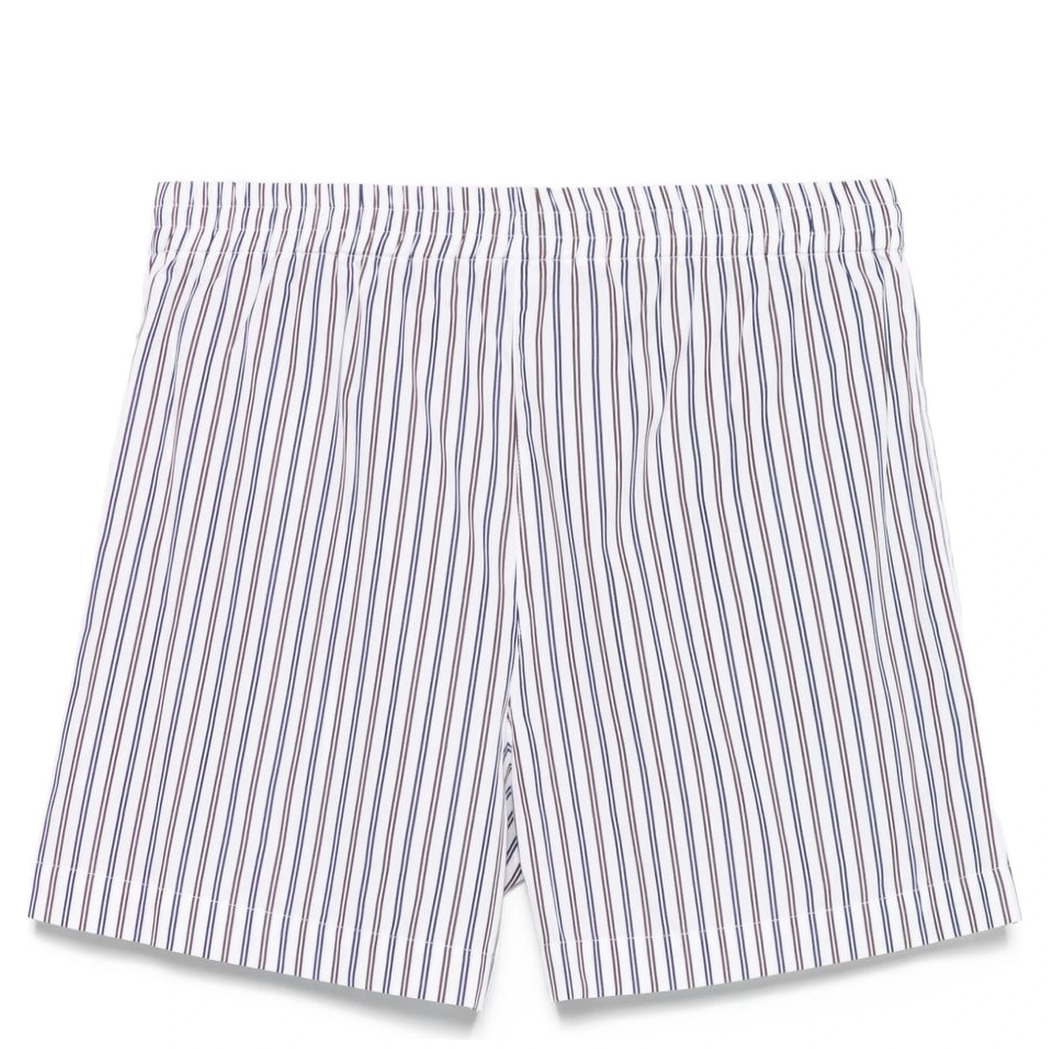 striped cotton shorts