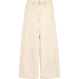 Wide Fit cotton jeans