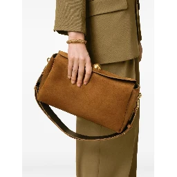 AMI Paris Carrousel suede bag