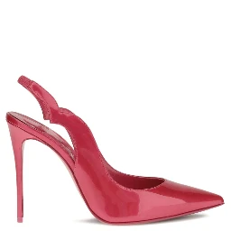 Fuchsia Slingback Stiletto With Heel In Multi