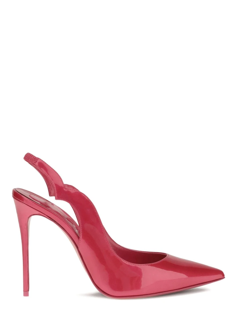 Fuchsia Slingback Stiletto With Heel In Multi