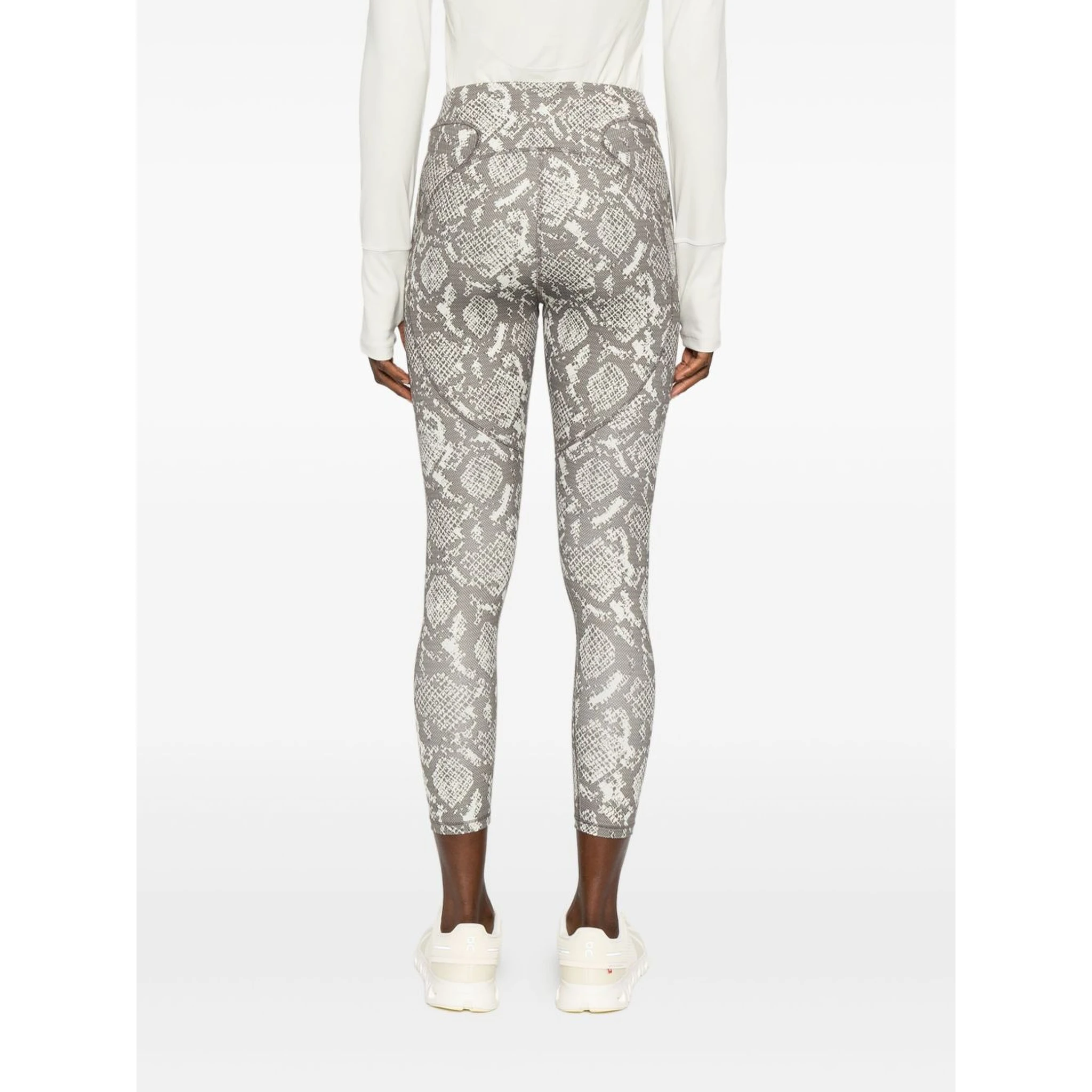 adidas by Stella McCartney snakeskin-print performance leggings
