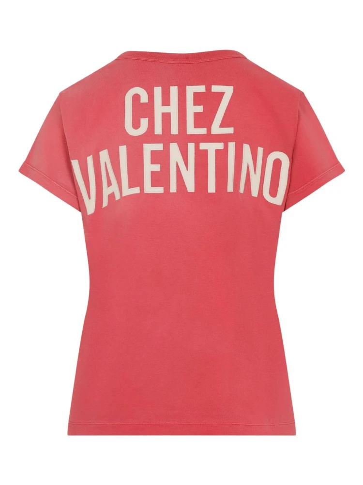 Paris Graphic Print Crew Neck T-shirt In Red alternative