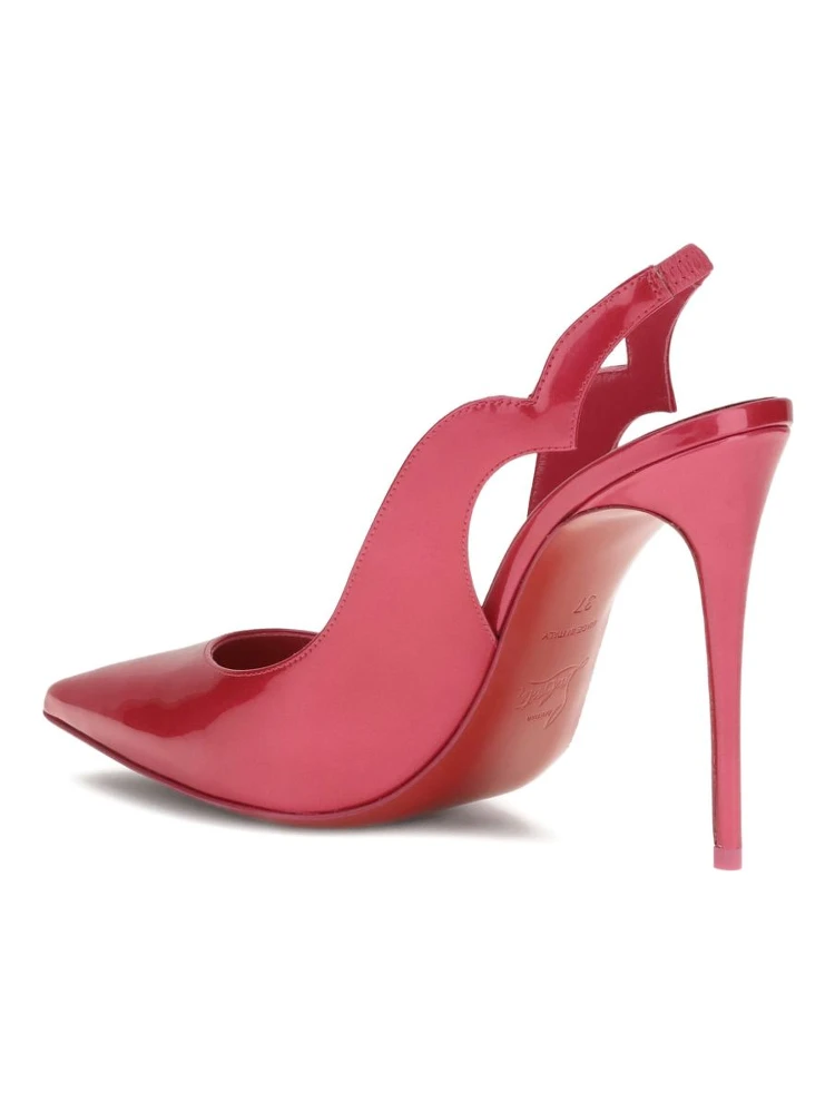 Fuchsia Slingback Stiletto With Heel In Multi alternative