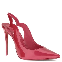 Fuchsia Slingback Stiletto With Heel In Multi