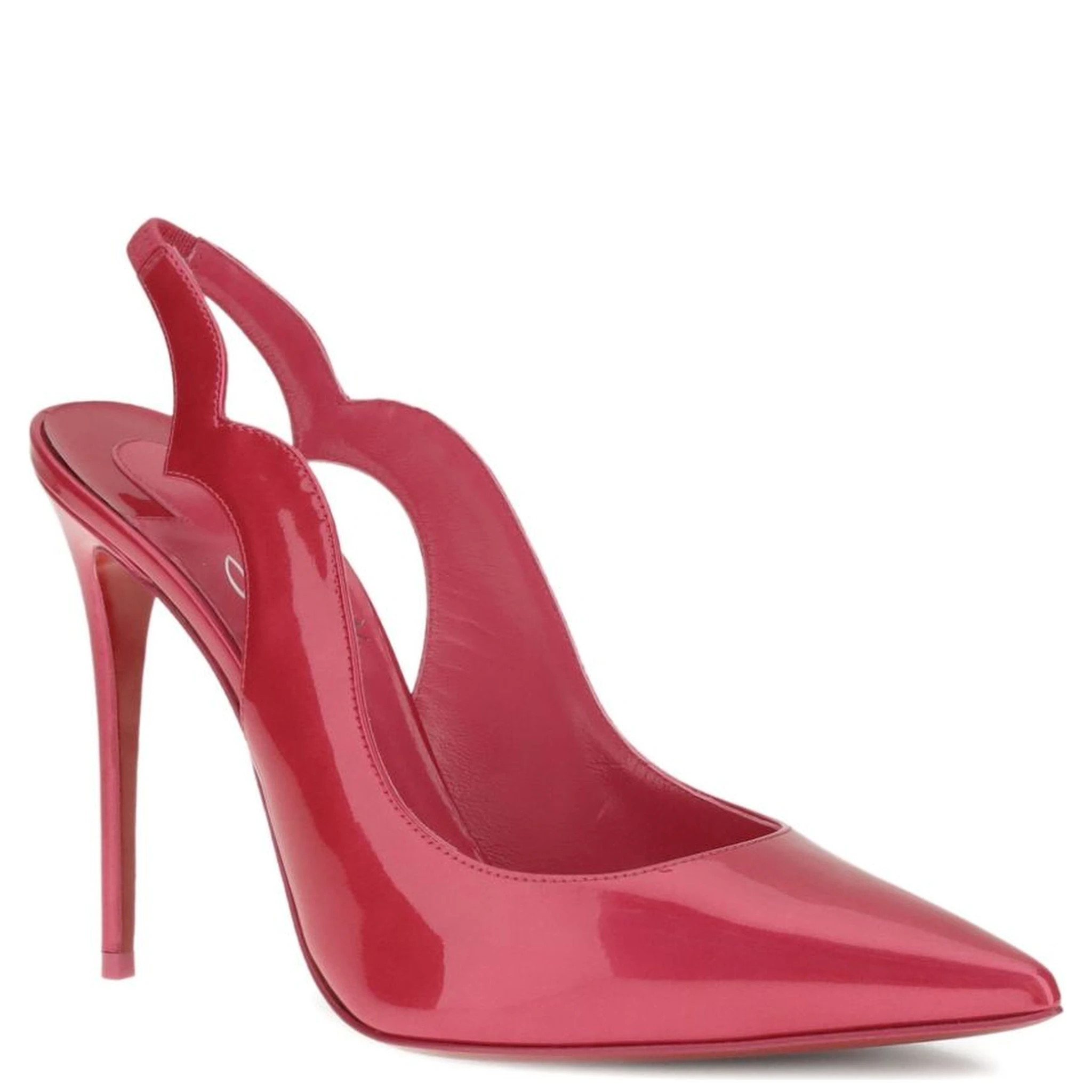 Fuchsia Slingback Stiletto With Heel In Multi