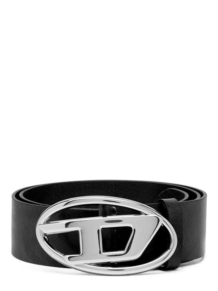 1DR logo-buckle leather belt
