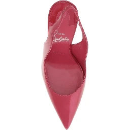 Fuchsia Slingback Stiletto With Heel In Multi