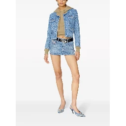 1DR logo-buckle leather belt