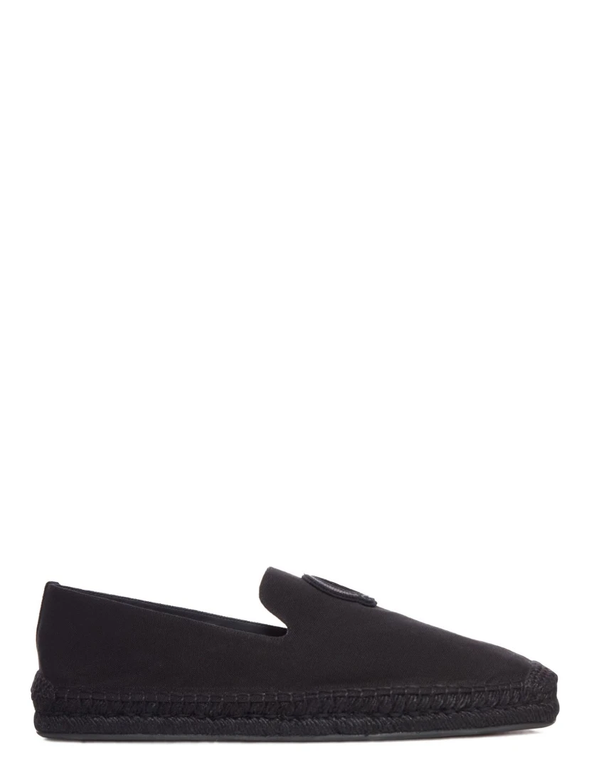 Nanou Leather Loafers Featuring Braided Trim In Black