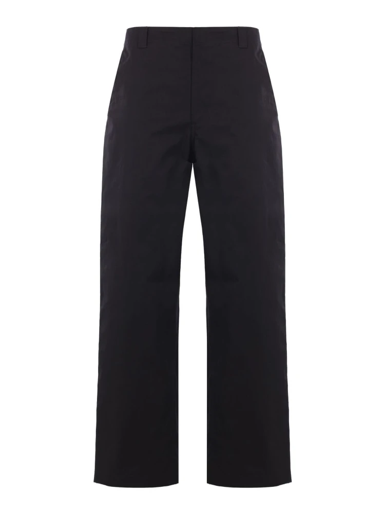 Gucci button-fastening twill trousers