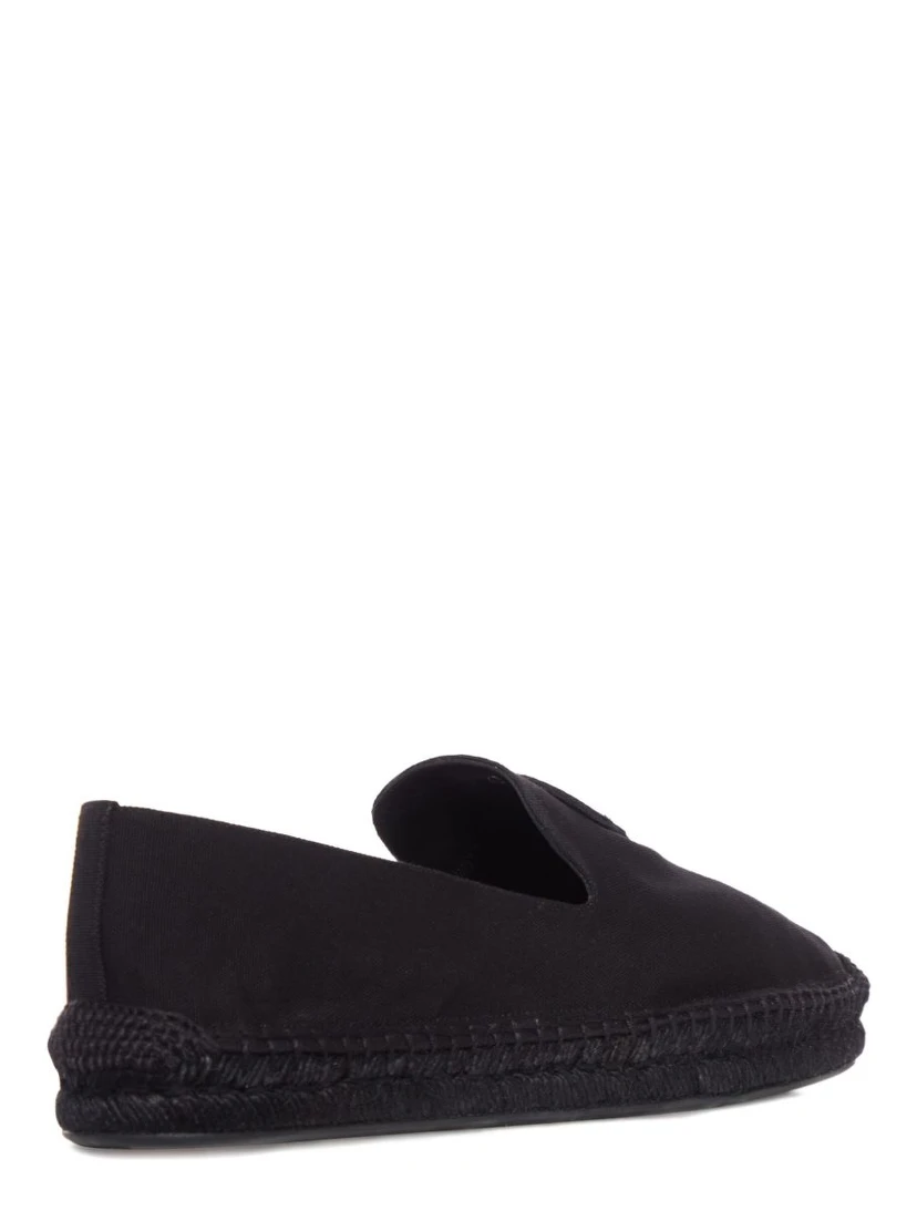 Nanou Leather Loafers Featuring Braided Trim In Black