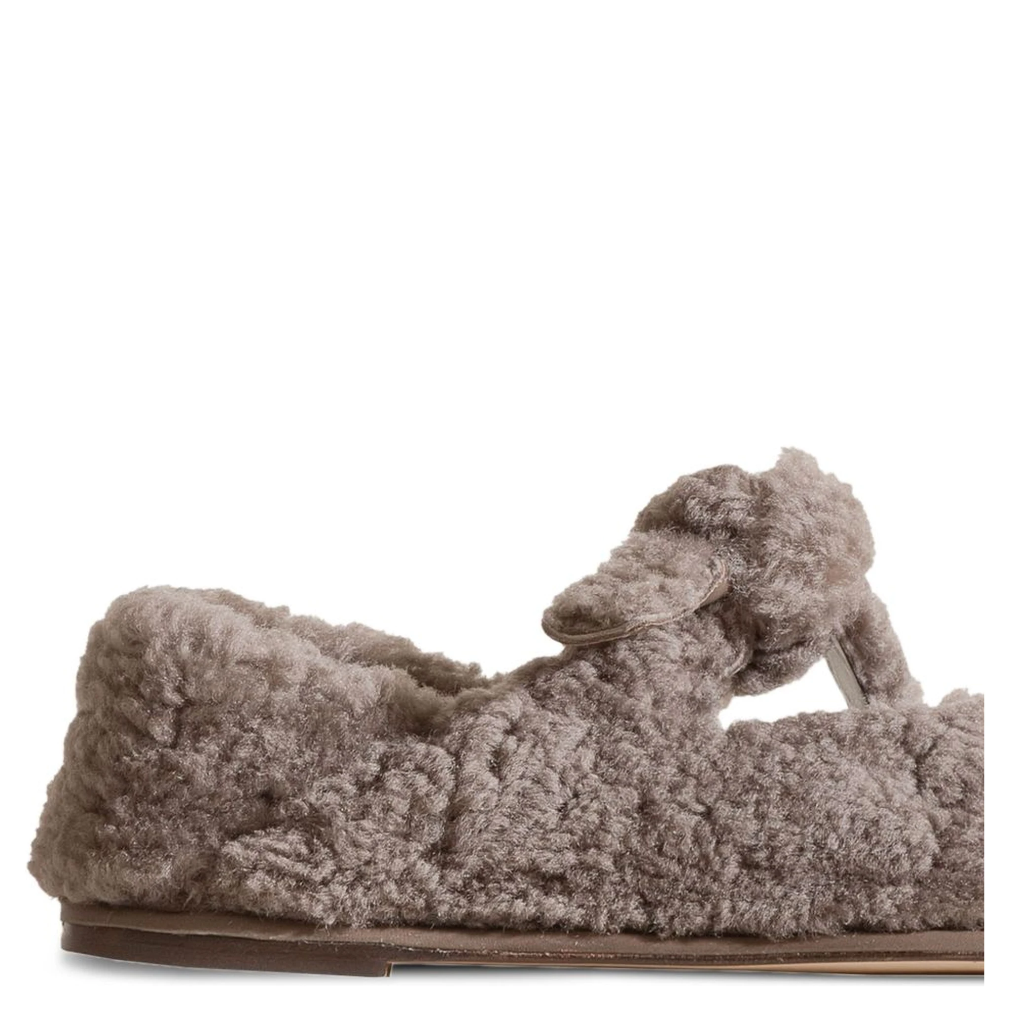 Hereu shearling ballet flats