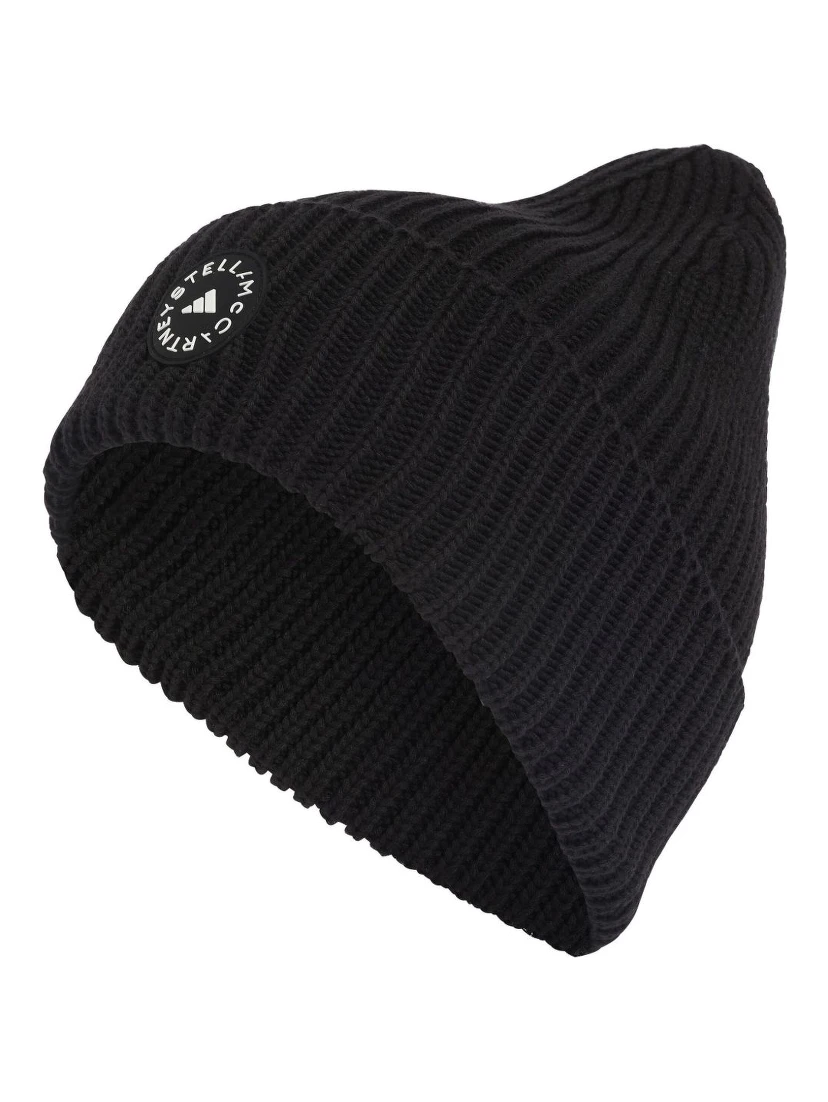 adidas by Stella McCartney ribbed-knit cotton beanie