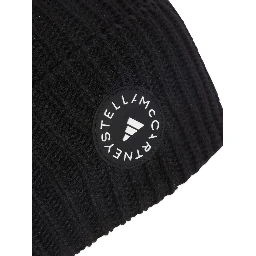 adidas by Stella McCartney ribbed-knit cotton beanie