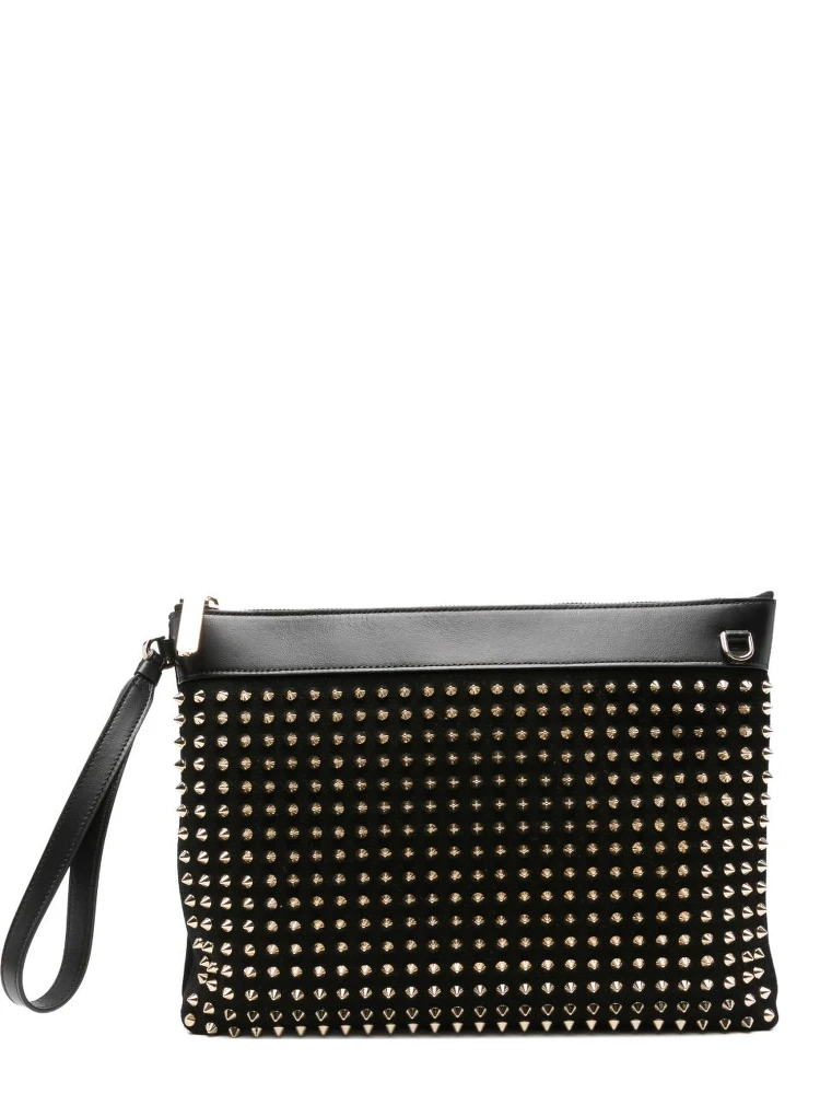 studded clutch bag