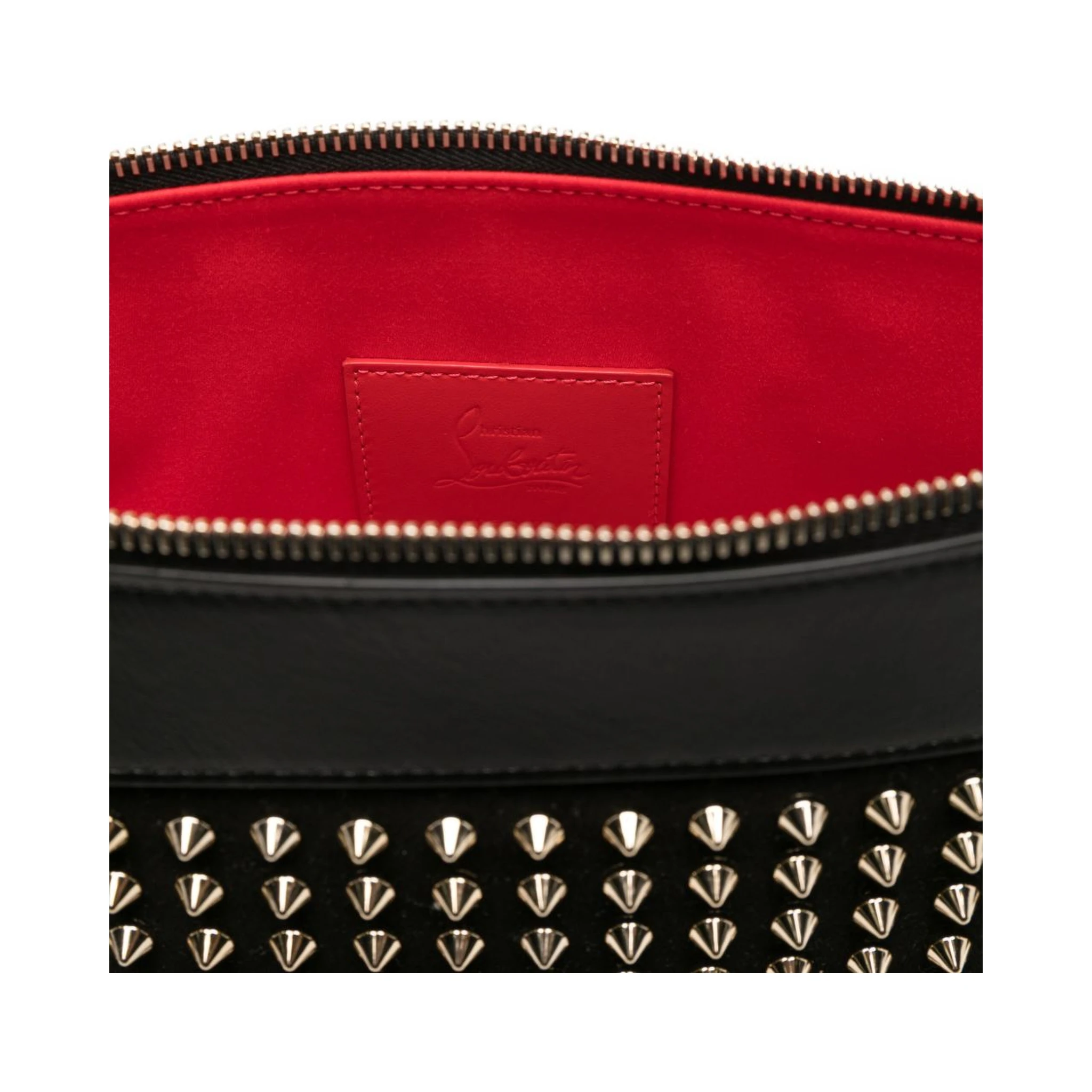 studded clutch bag