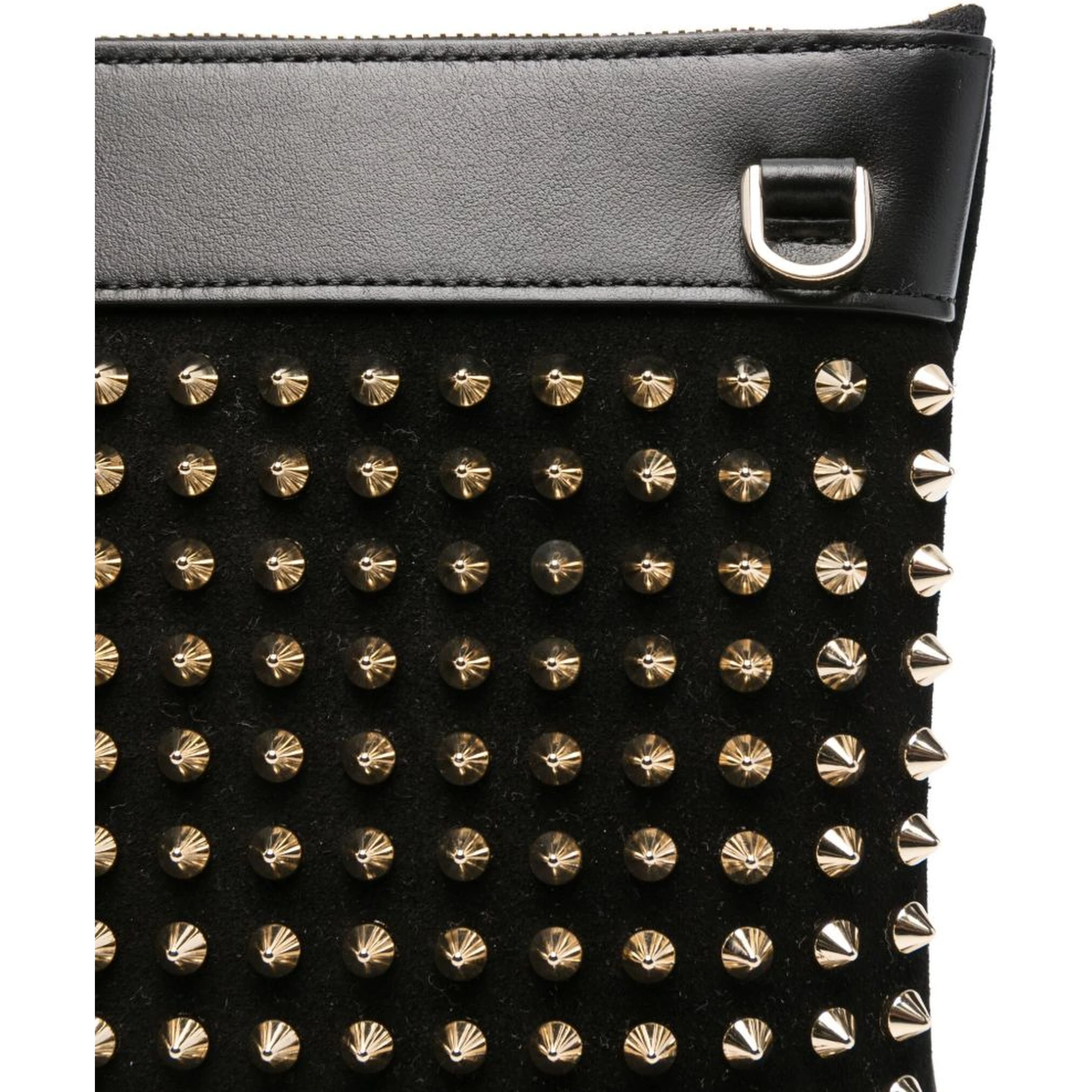 studded clutch bag