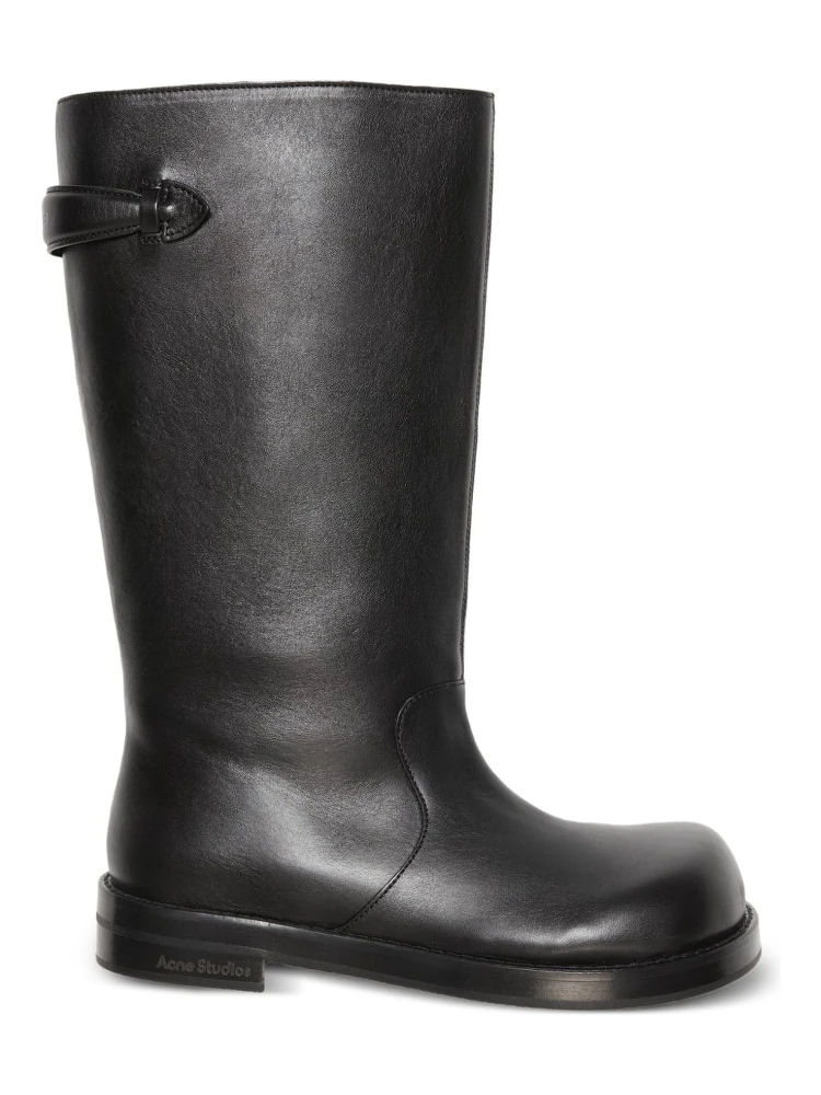 buckle-detailing knee-high boots
