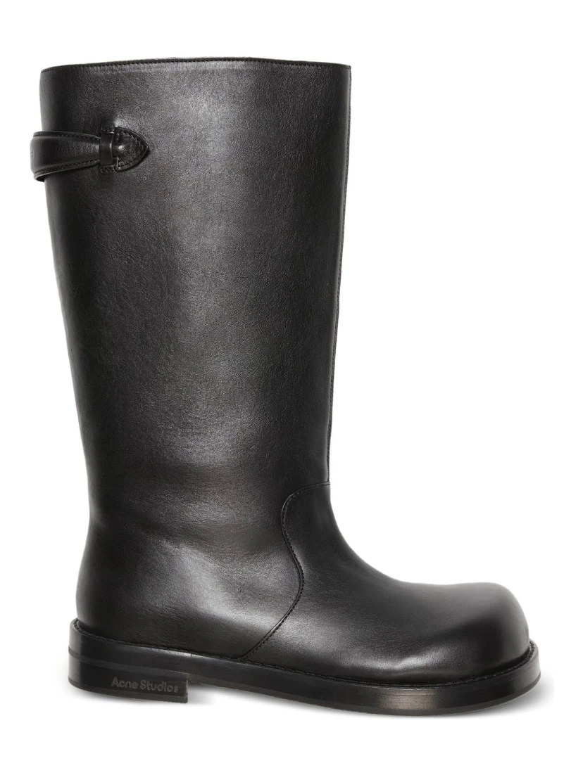 buckle-detailing knee-high boots