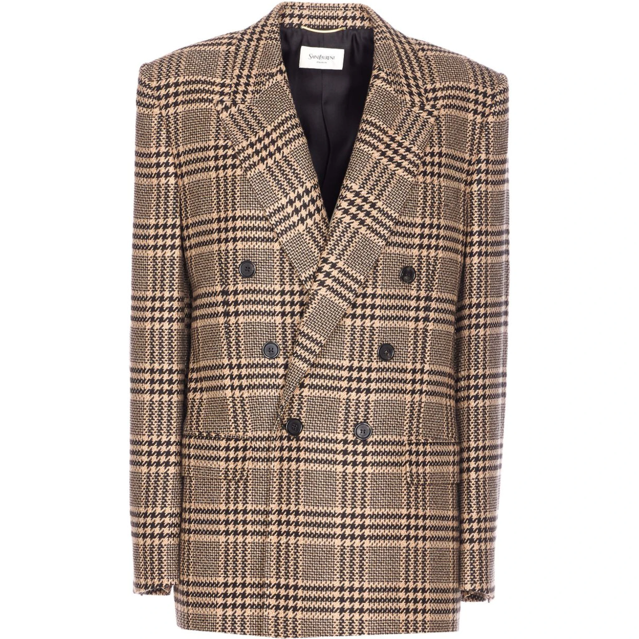 Saint Laurent double-breasted check blazer