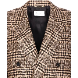 Saint Laurent double-breasted check blazer