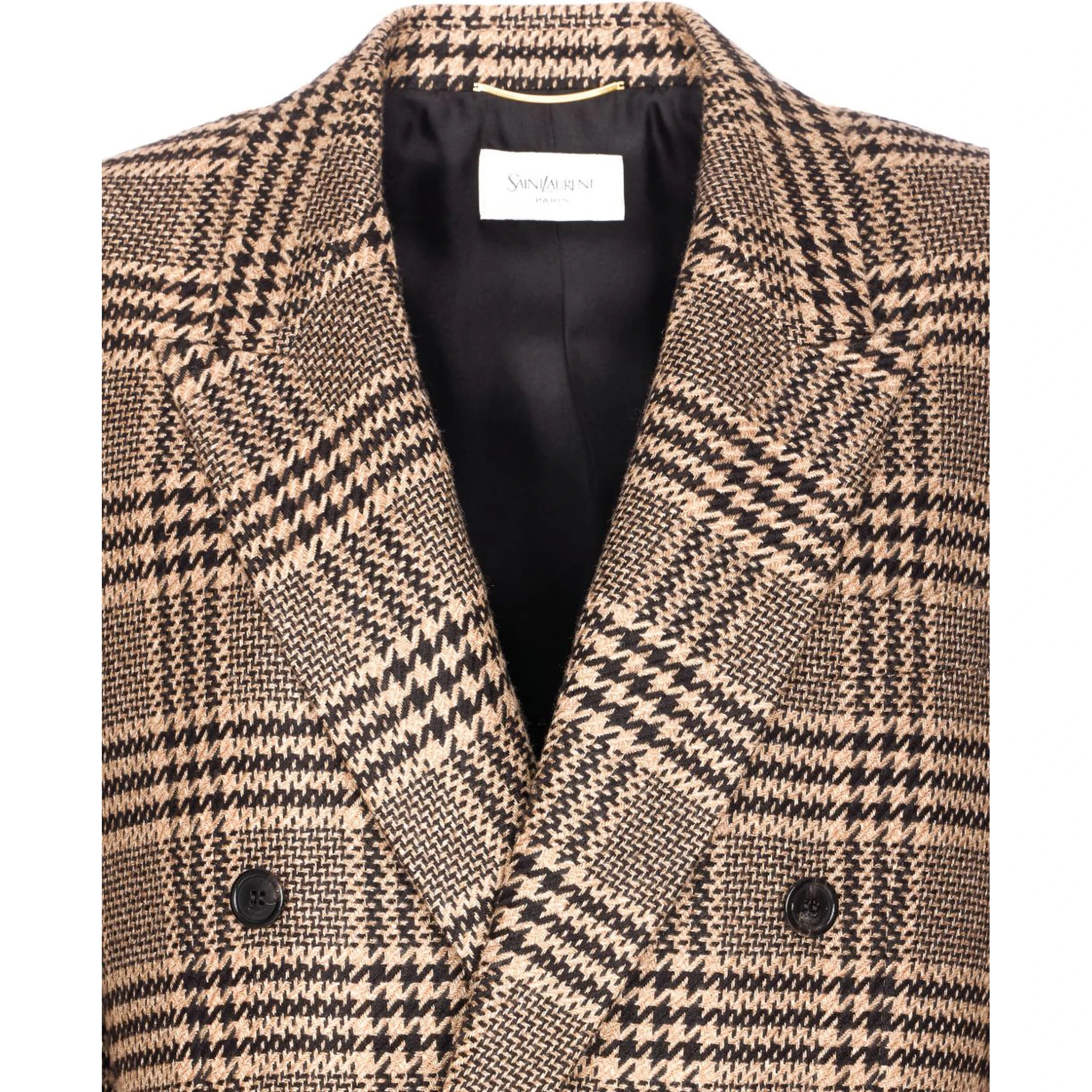 Saint Laurent double-breasted check blazer
