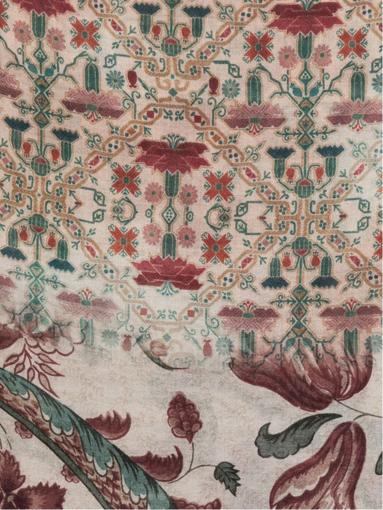Paisley-floral Print Scarf In Multi alternative