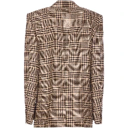 Saint Laurent double-breasted check blazer