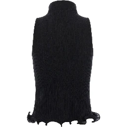 Sleeveless Virgin Wool Top