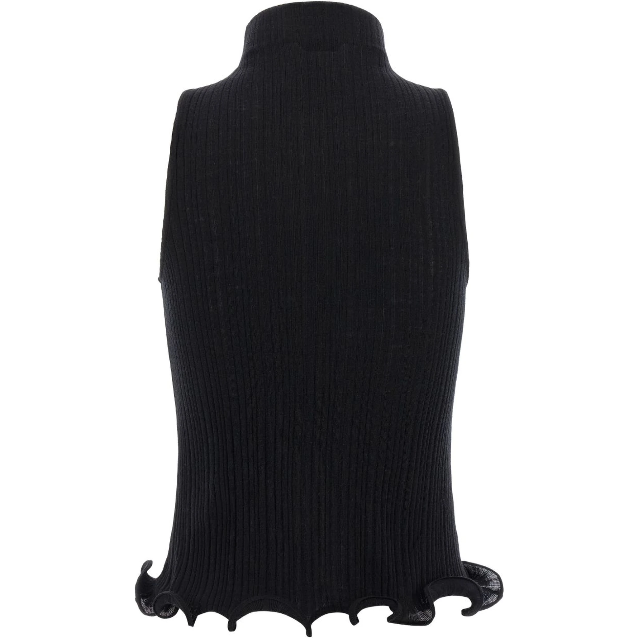 Sleeveless Virgin Wool Top