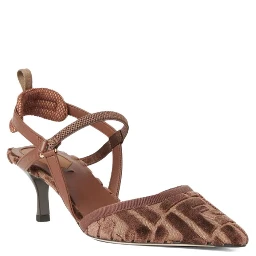 Embroidered Velvet And Jacquard Colibrã¬ Pumps