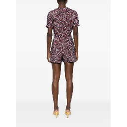 Gucci buttoned short-sleeve playsuit