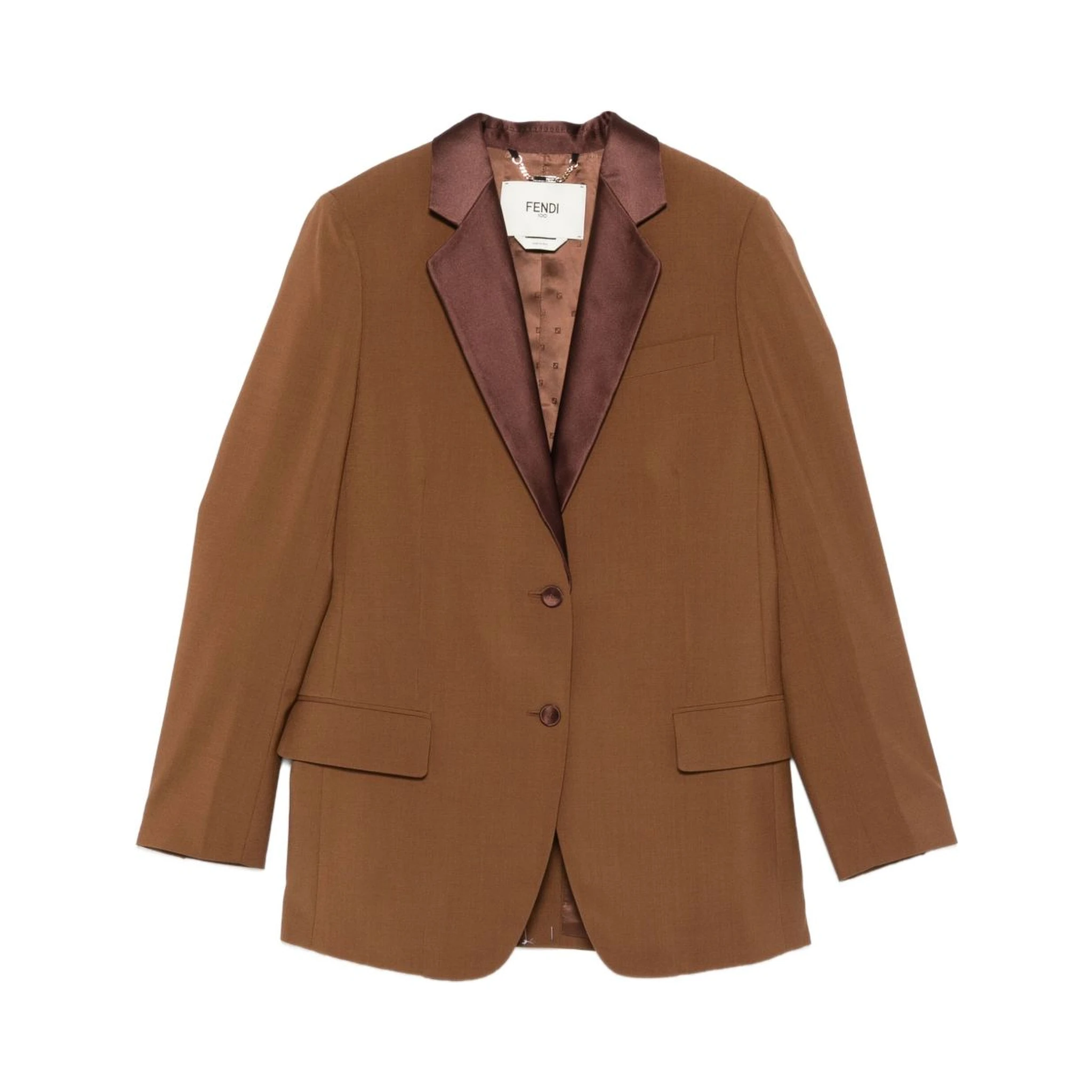 Satin-lapel jacket