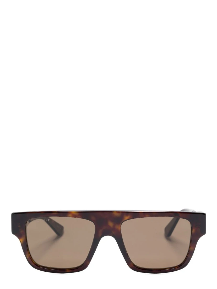 Rectangular frame sunglasses