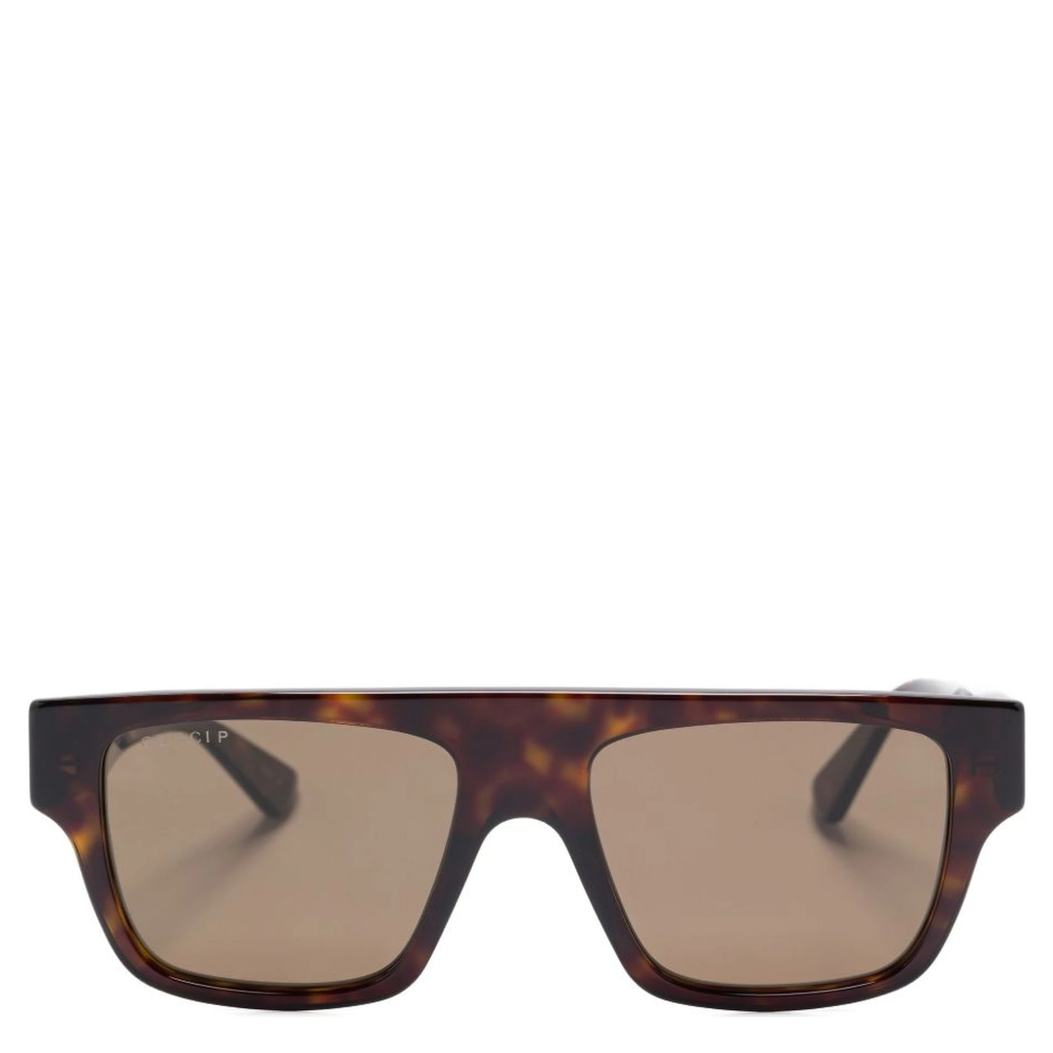 Rectangular frame sunglasses