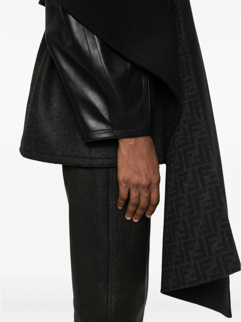 FENDI buttoned cape