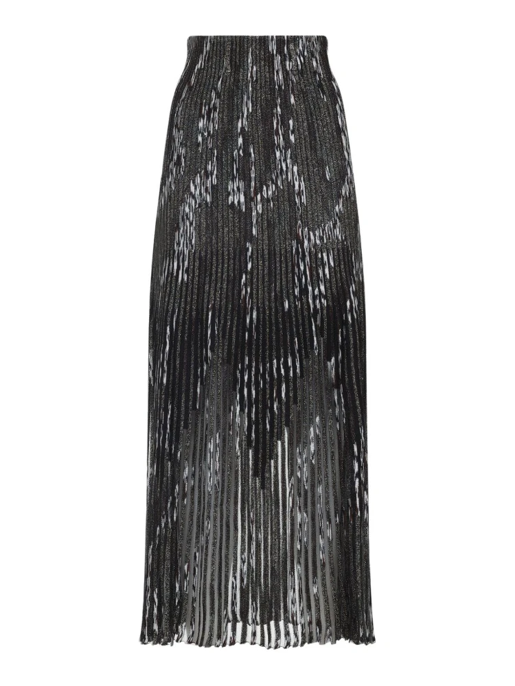 Missoni pleated lurex skirt