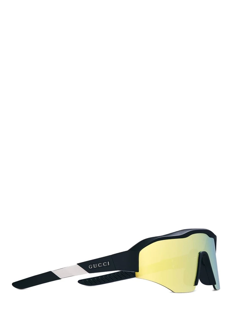 Sunnies With Curved Temples And Lenses In Yellow alternative