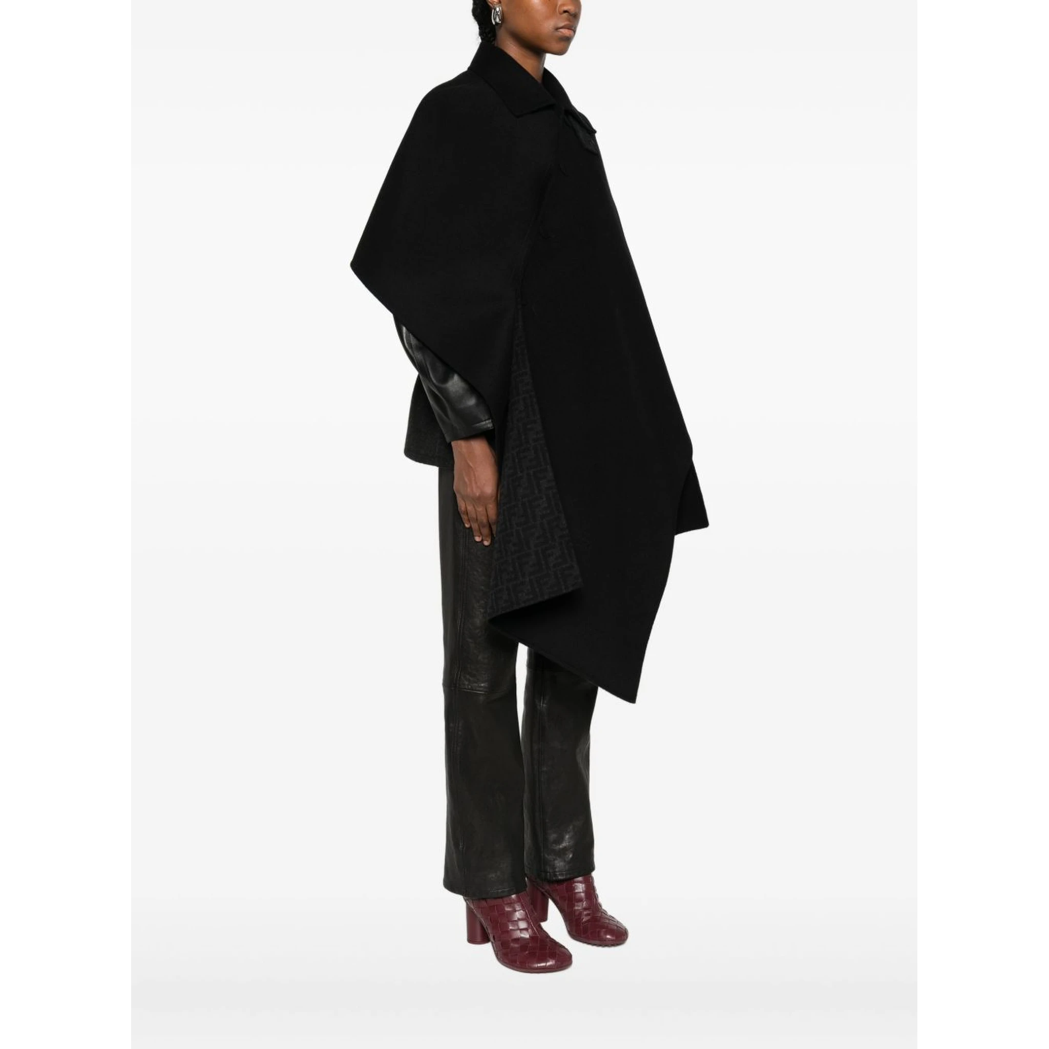 FENDI buttoned cape