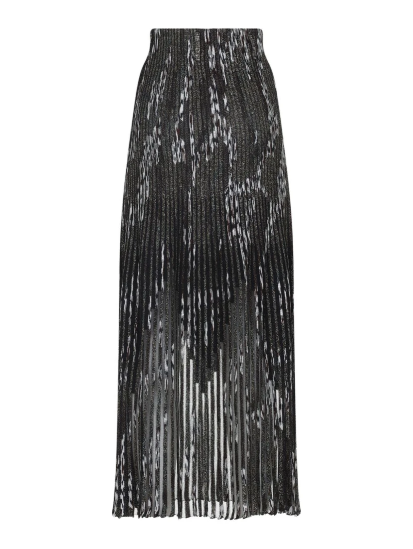 Missoni pleated lurex skirt