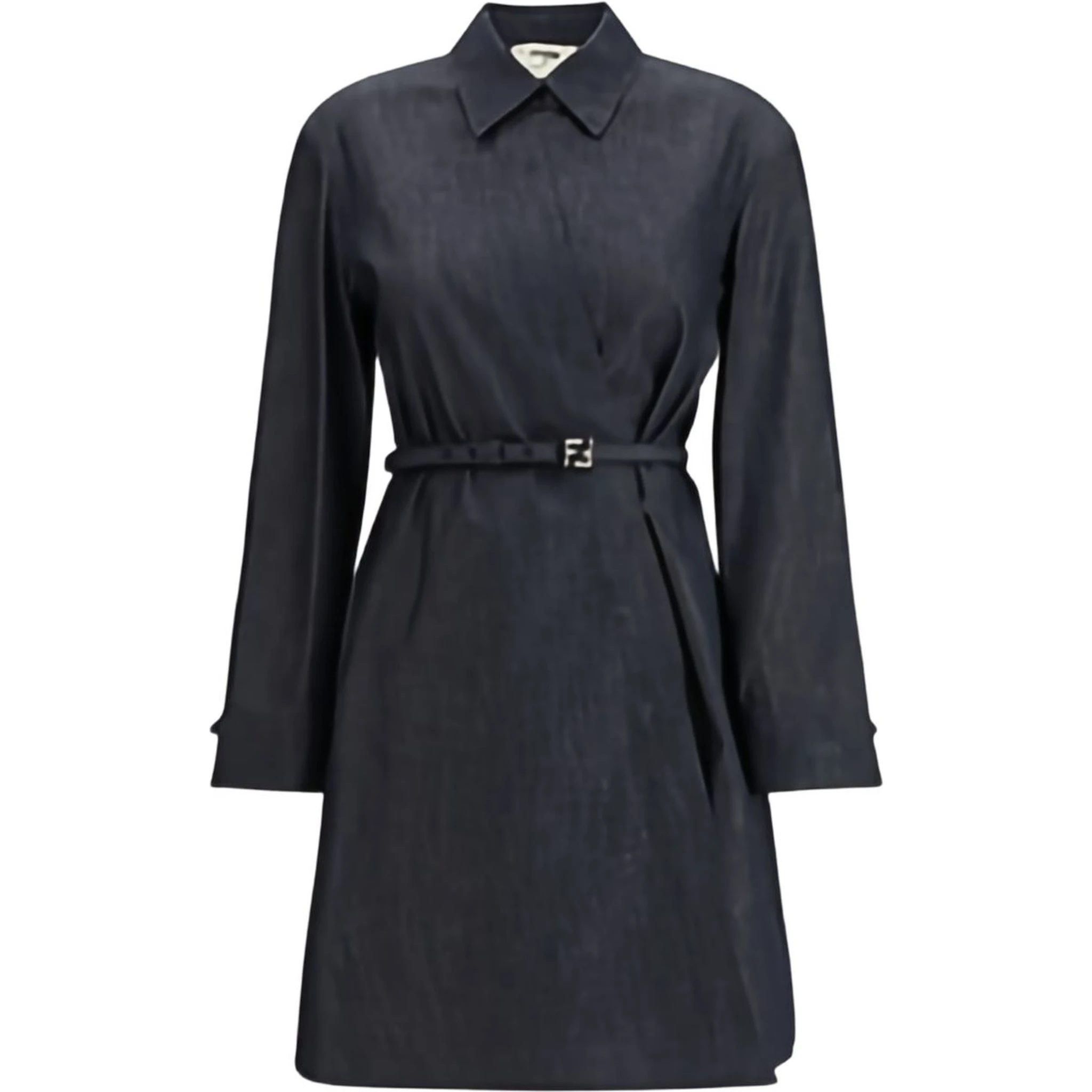 Chambray Dress In Blue