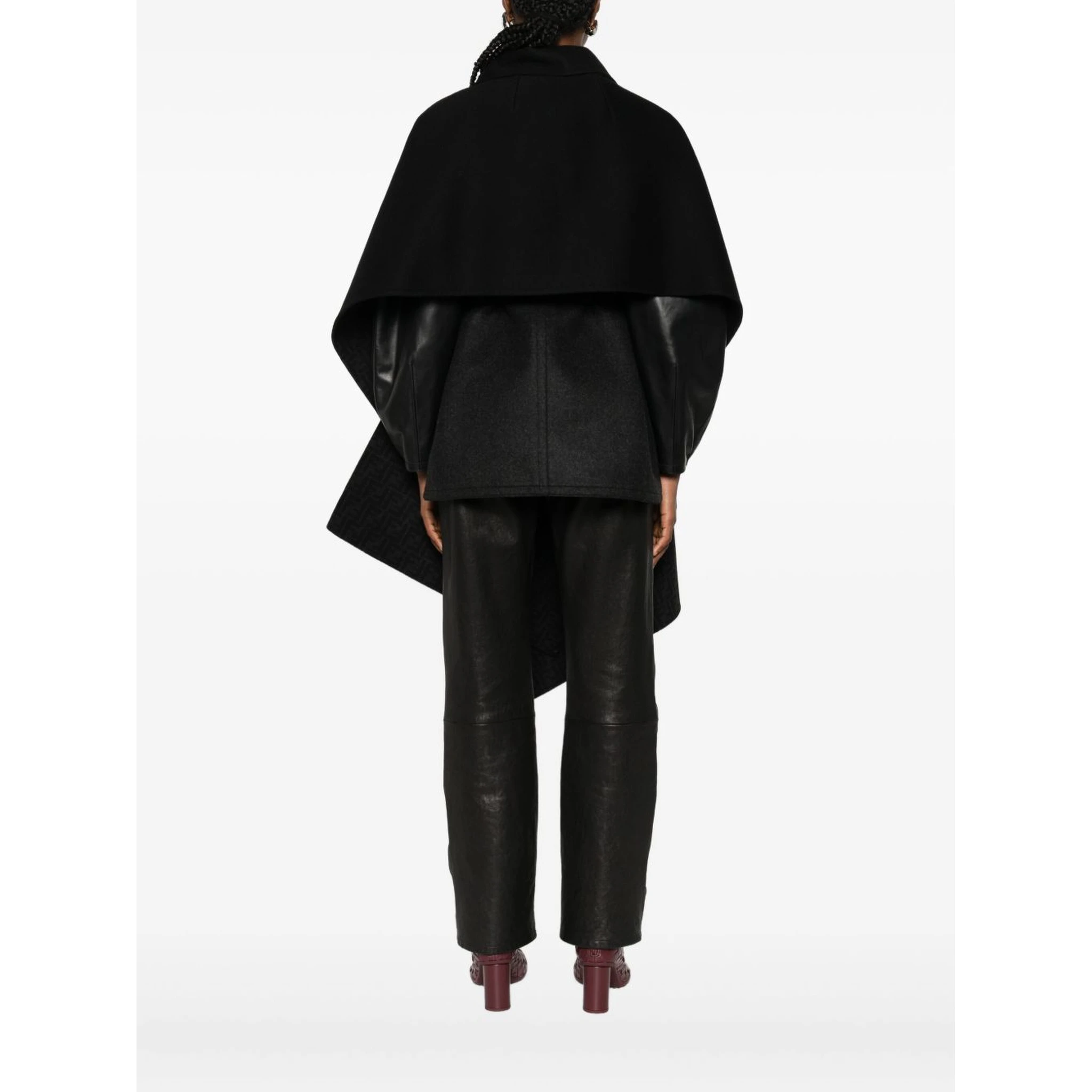 FENDI buttoned cape