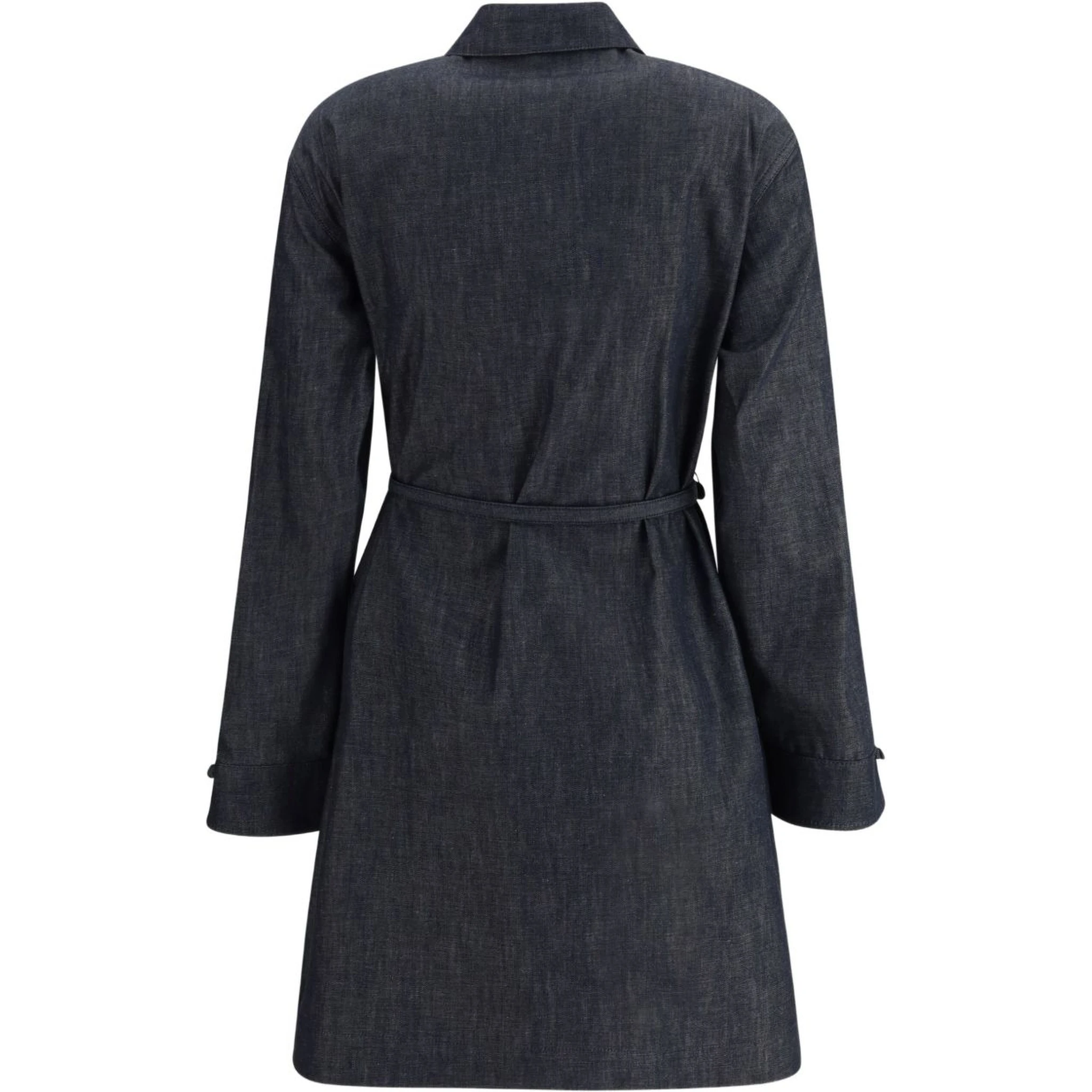 Chambray Dress In Blue