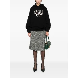 FENDI logo-print hoodie